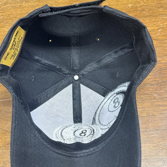 8Ball Skeleton Black Hat Hook Hook Loop Closure - Picture 5 of 12